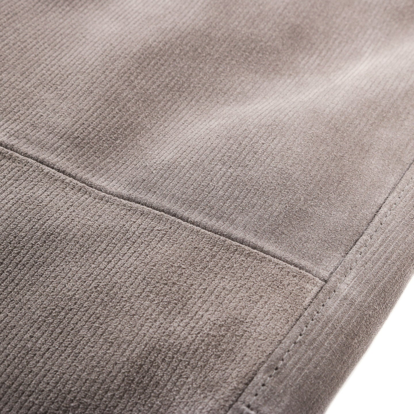 4SDESIGNS ERN PANT GREY CORDUROY EFFECT HEAVY LEATHER