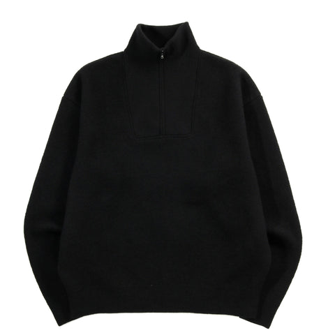 ARPENTEUR CAM SWEATER FELTED WOOL BLACK