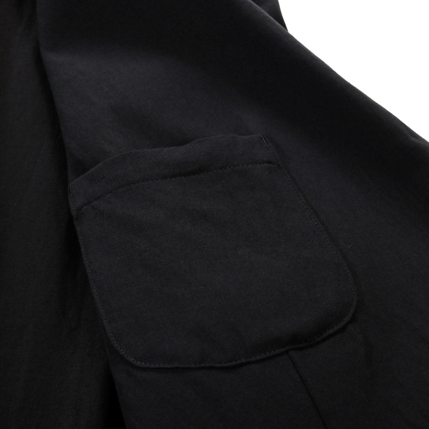 AURALEE LIGHT COTTON WOOL VIYELLA JACKET BLACK