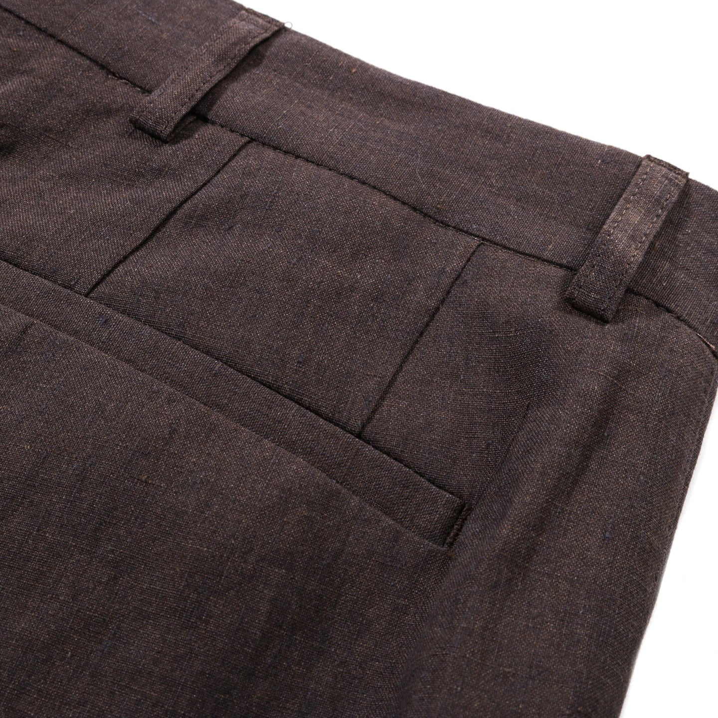 A KIND OF GUISE TAILORED WIDE TROUSERS BURNT UMBER