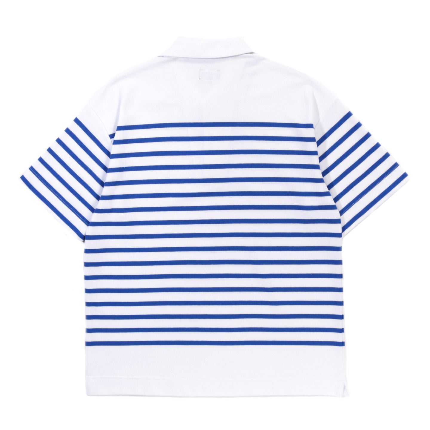 ARPENTEUR POLO WHITE / BLUE NAUTICAL STRIPE