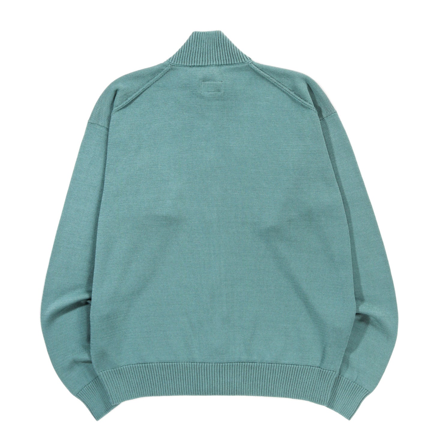 ARPENTEUR ZIPPE SWEATER COTTON GREEN