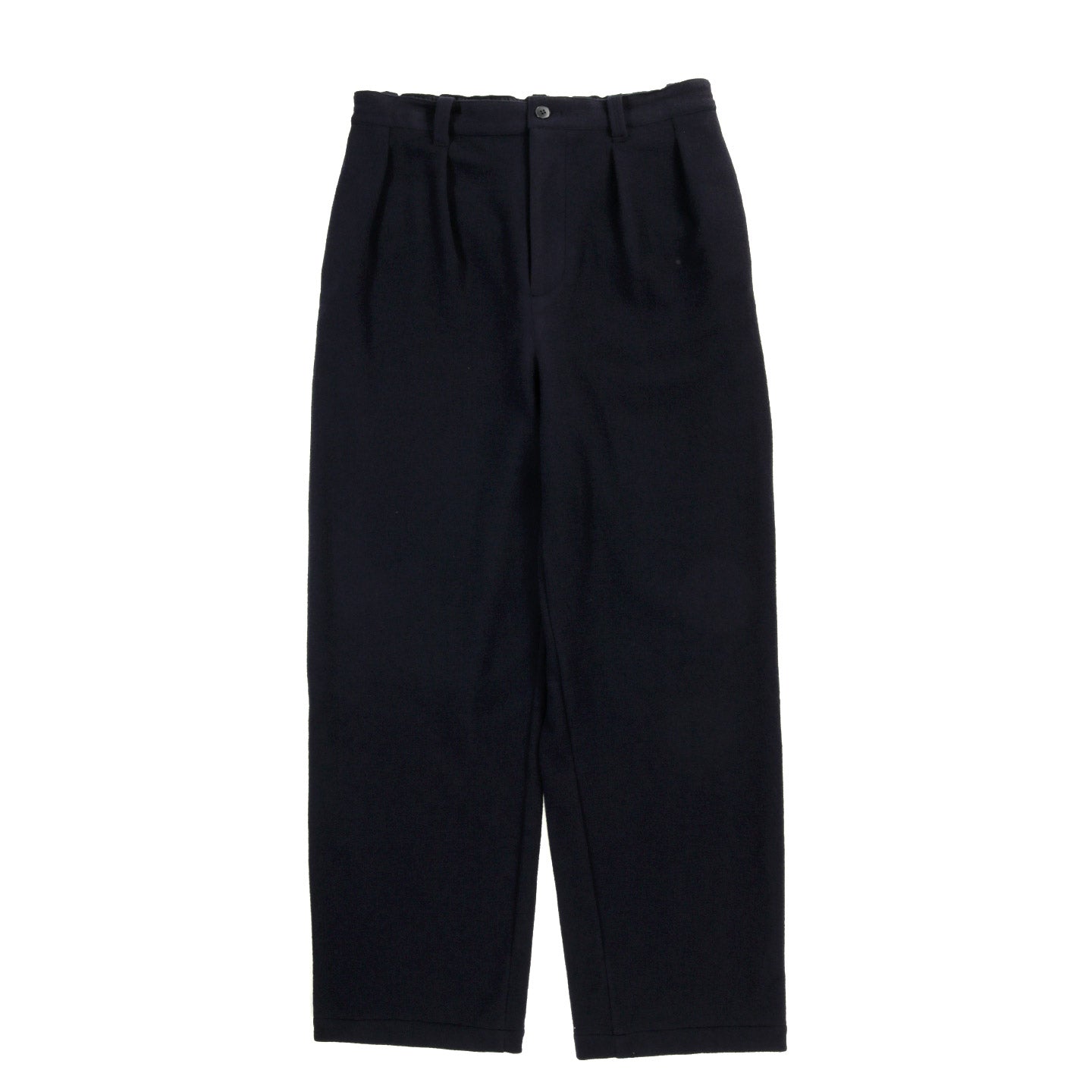 BLUE BLUE JAPAN CASHMERE BLEND FLEECE DRAWSTRING PANTS DARK NAVY