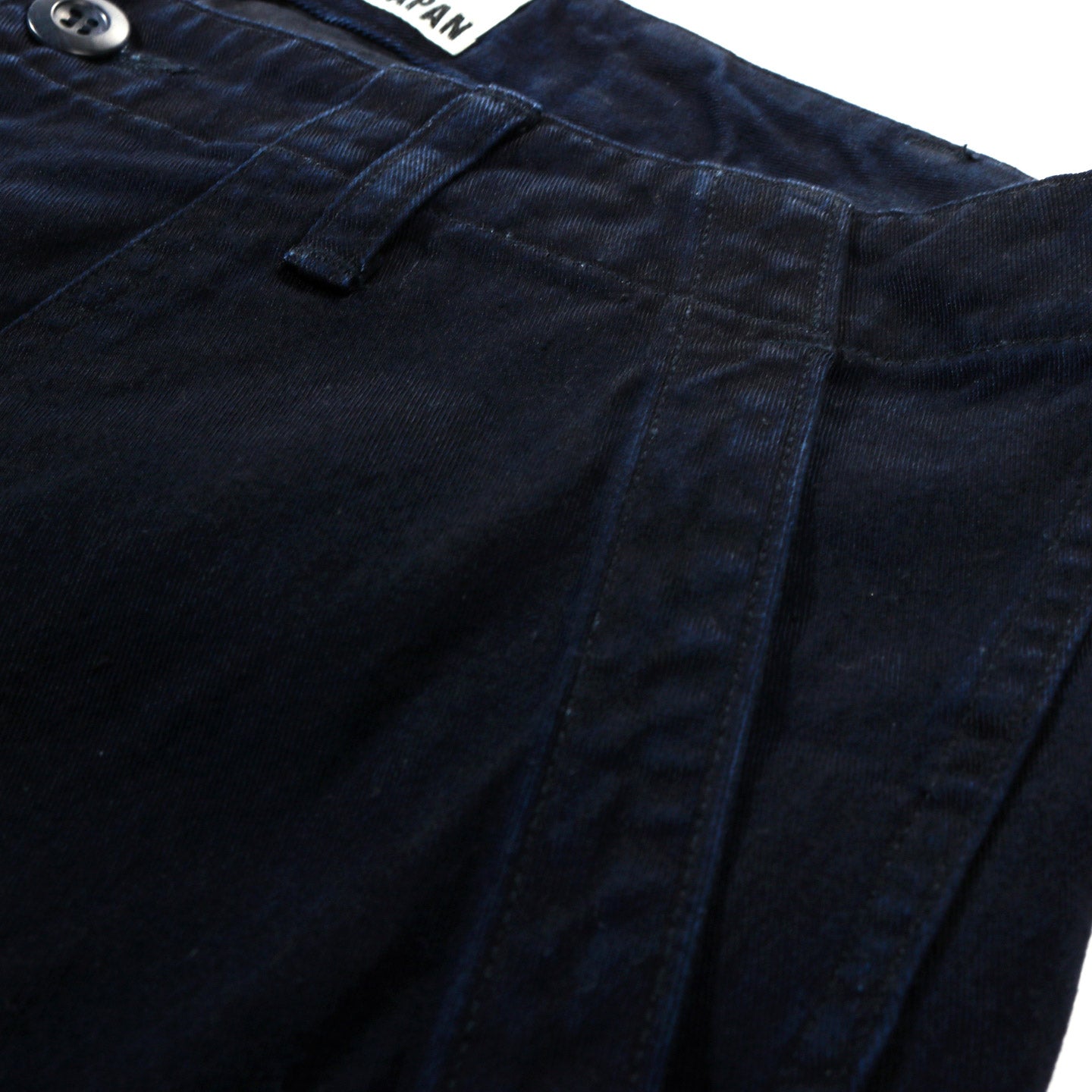 BLUE BLUE JAPAN COTTON TENCEL TWILL FATIGUE PANTS INDIGO