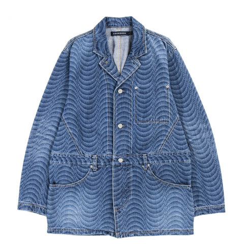 COGNOMEN UNITY PSYCHEDELIC DENIM JACKET INDIGO