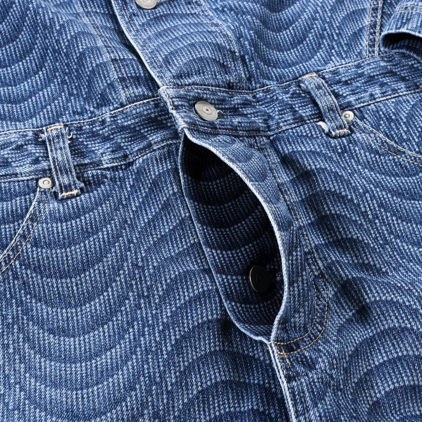 COGNOMEN UNITY PSYCHEDELIC DENIM JACKET INDIGO