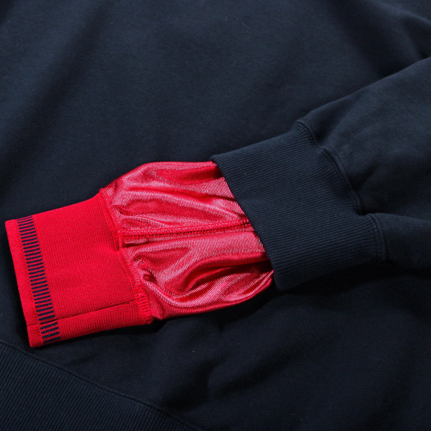 COGNOMEN UNIFORM LAYERED SWEAT SHIRT NAVY