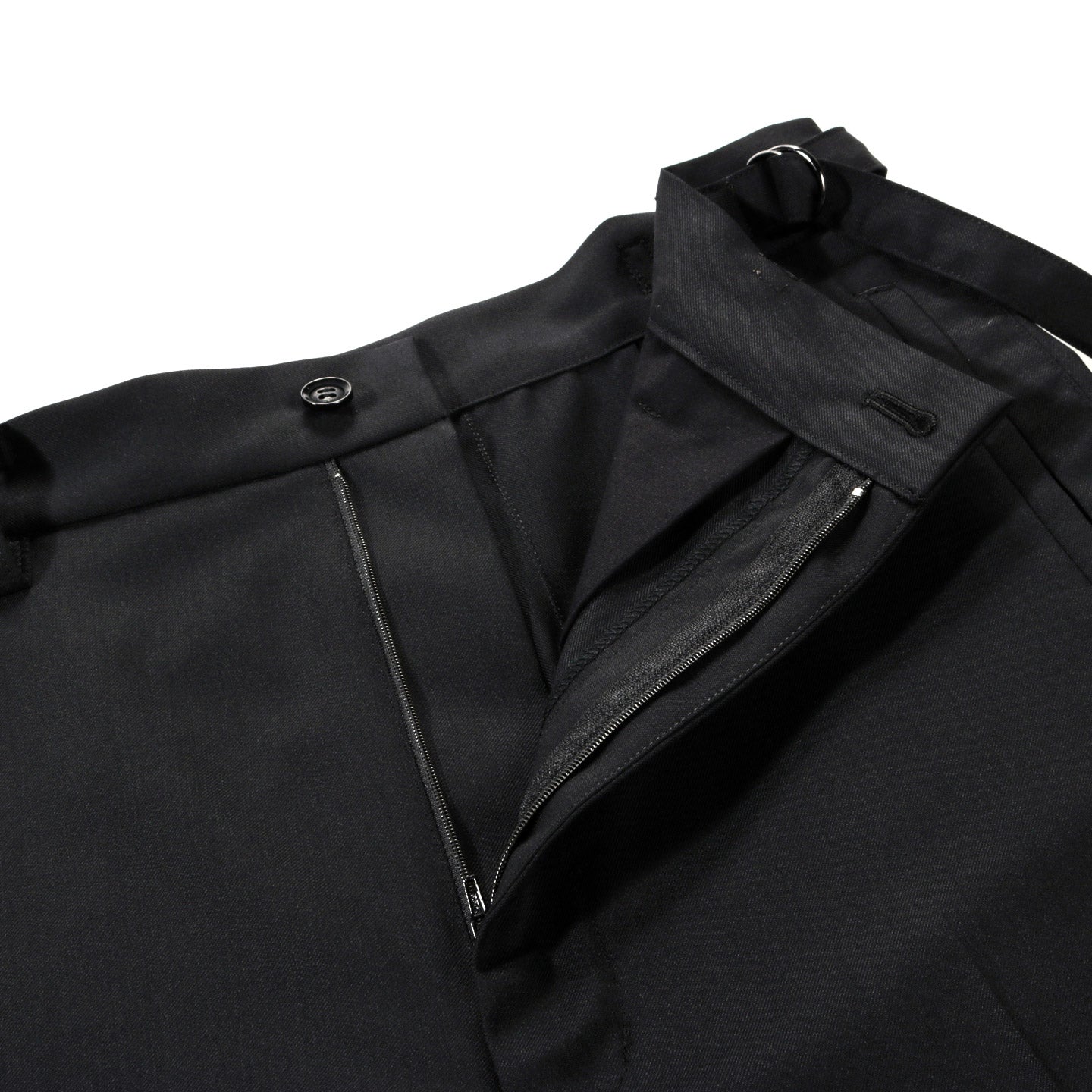 COGNOMEN PLEATED WIDE SHORTS BLACK
