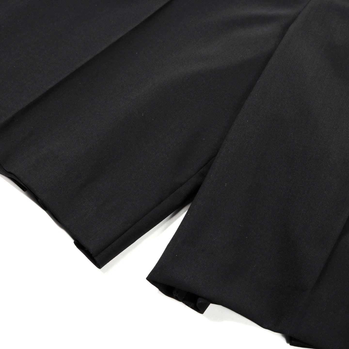 COGNOMEN PLEATED WIDE SHORTS BLACK