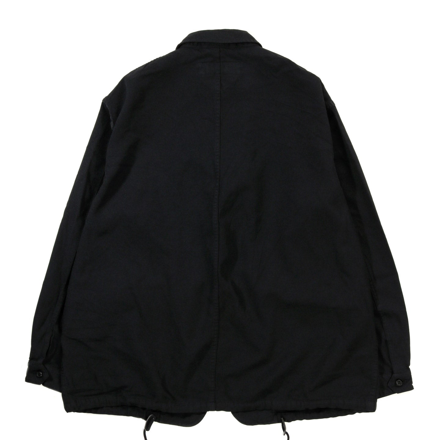 COMME DES GARCONS HOMME J033 POLY SERGE SPORT JACKET BLACK