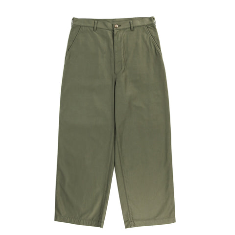 COMME DES GARCONS HOMME P020 WIDE CHINO PANT KHAKI