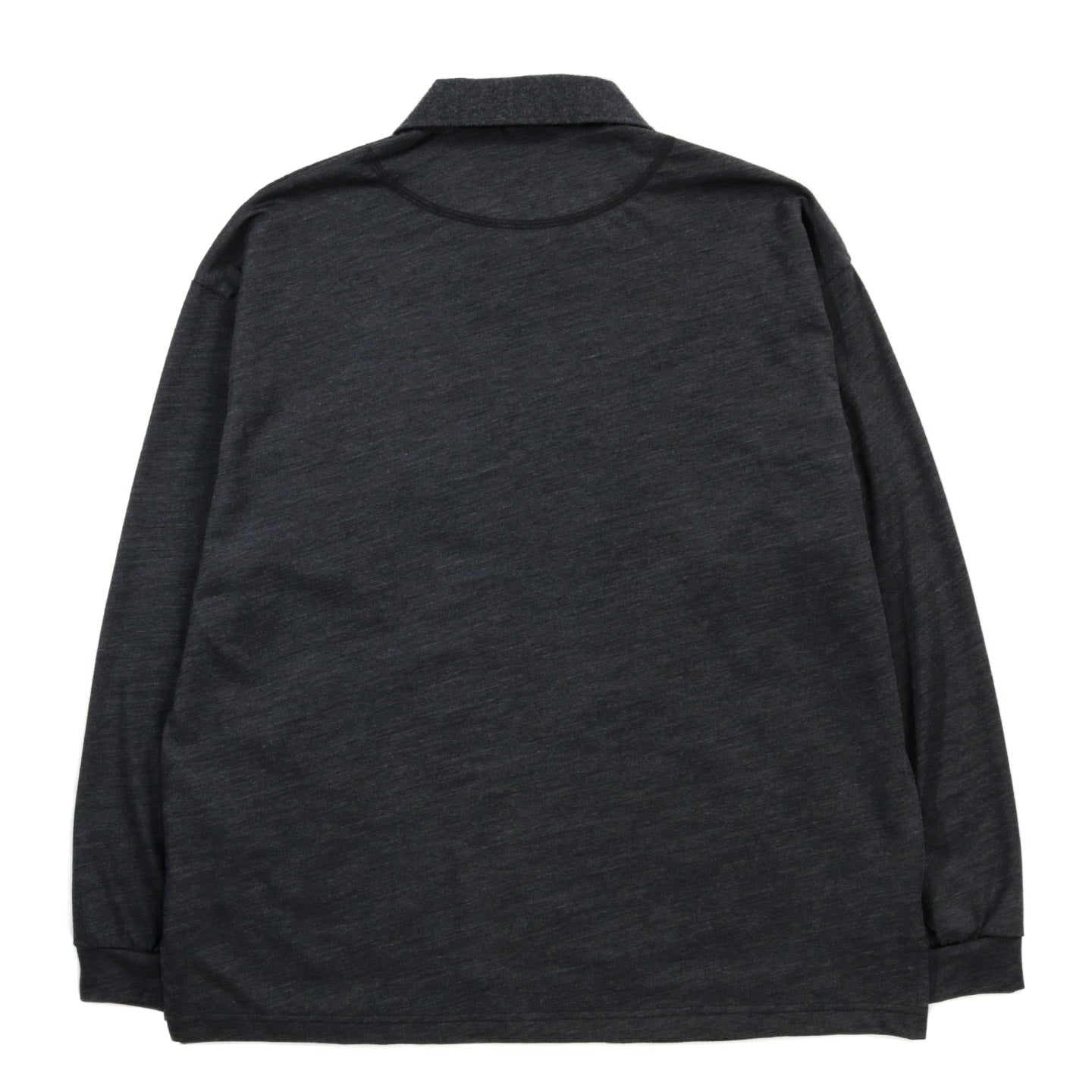 COMME DES GARCONS HOMME T016 WOOL ZIP SHIRT CHARCOAL