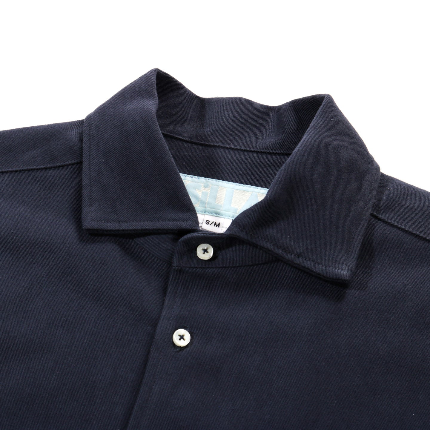 CSILLAG HEAVY COTTON / LINEN OVER-SHIRT NAVY