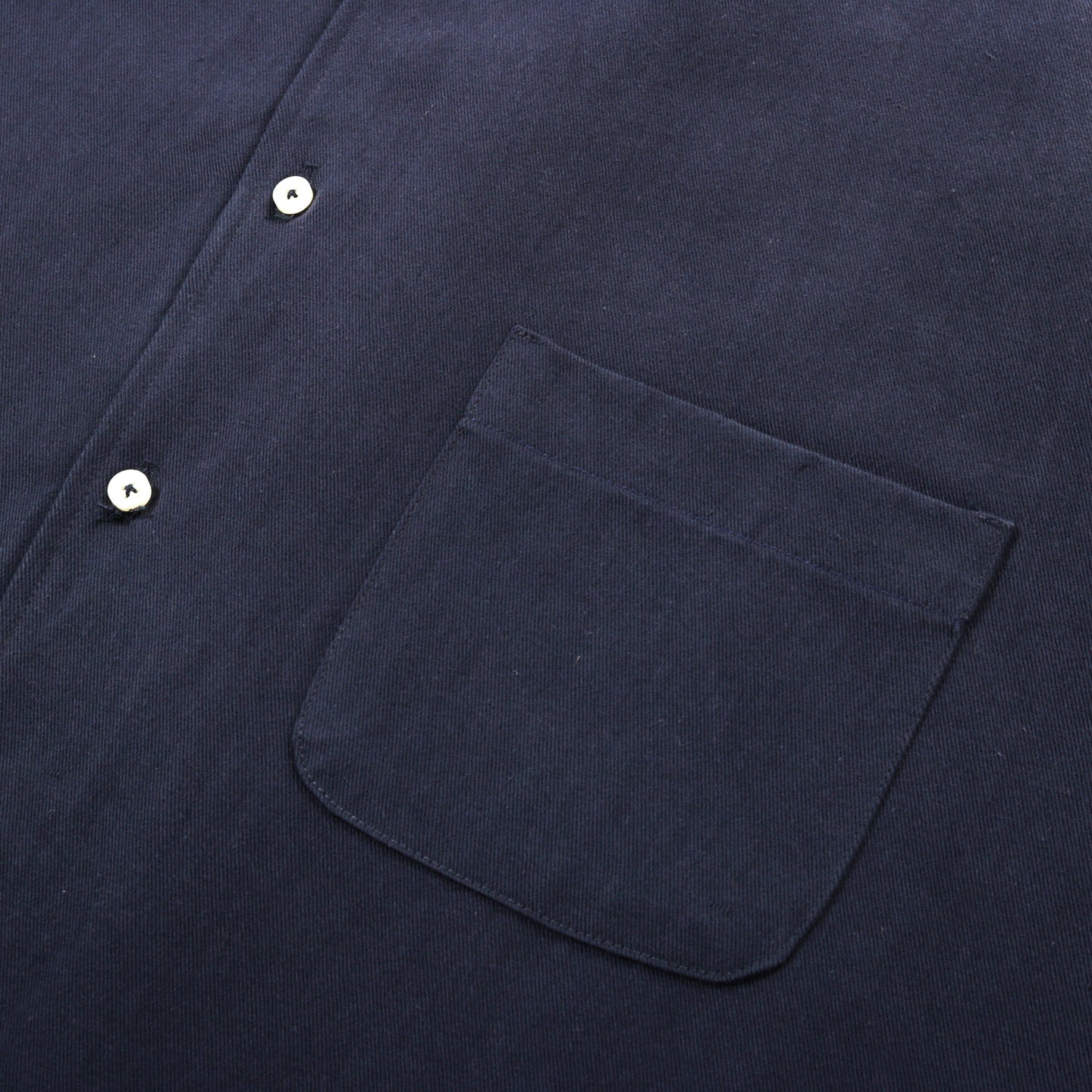 CSILLAG HEAVY COTTON / LINEN OVER-SHIRT NAVY