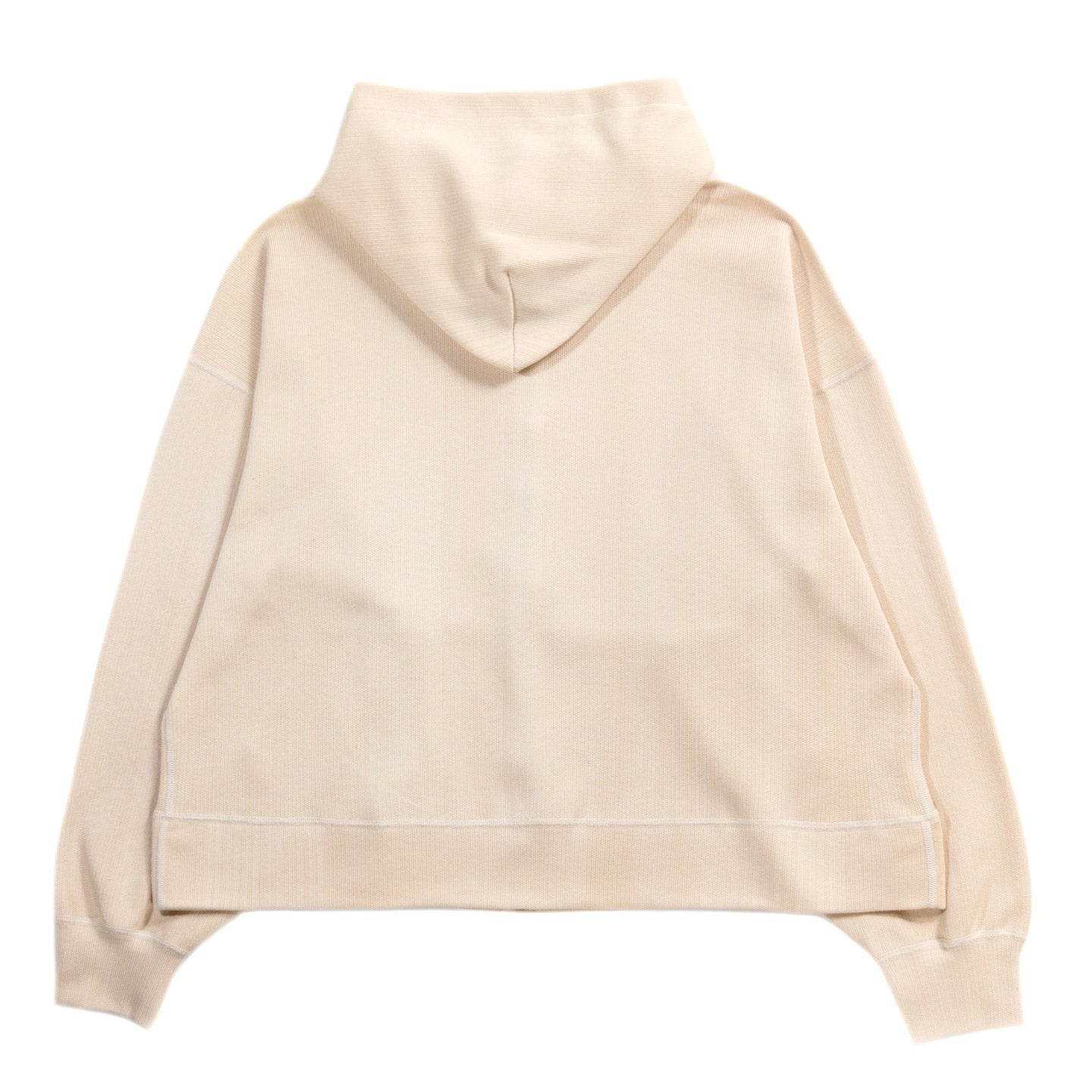 CSILLAG COTTON ZIP HOODED SWEATSHIRT SAND