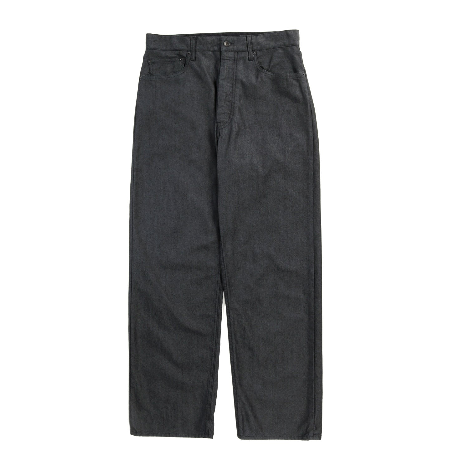 ENGINEERED GARMENTS RF JEANS CHARCOAL COTTON HEAVY TWILL