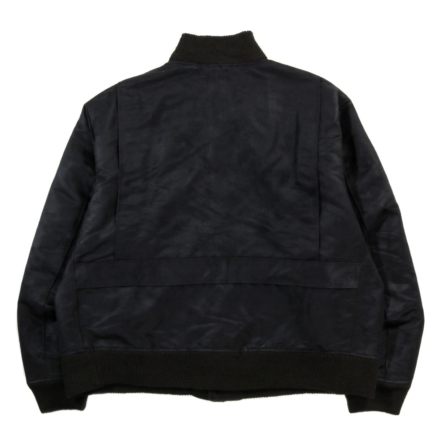 ENGINEERED GARMENTS A-1 JACKET BLACK POLYESTER FAKE SUEDE