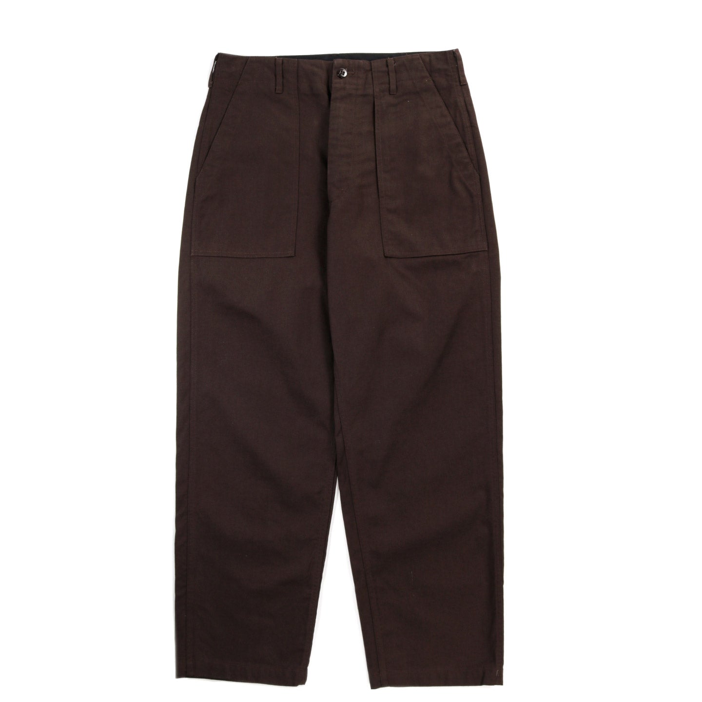 ENGINEERED GARMENTS FATIGUE PANT BROWN 10OZ. DUCK CANVAS