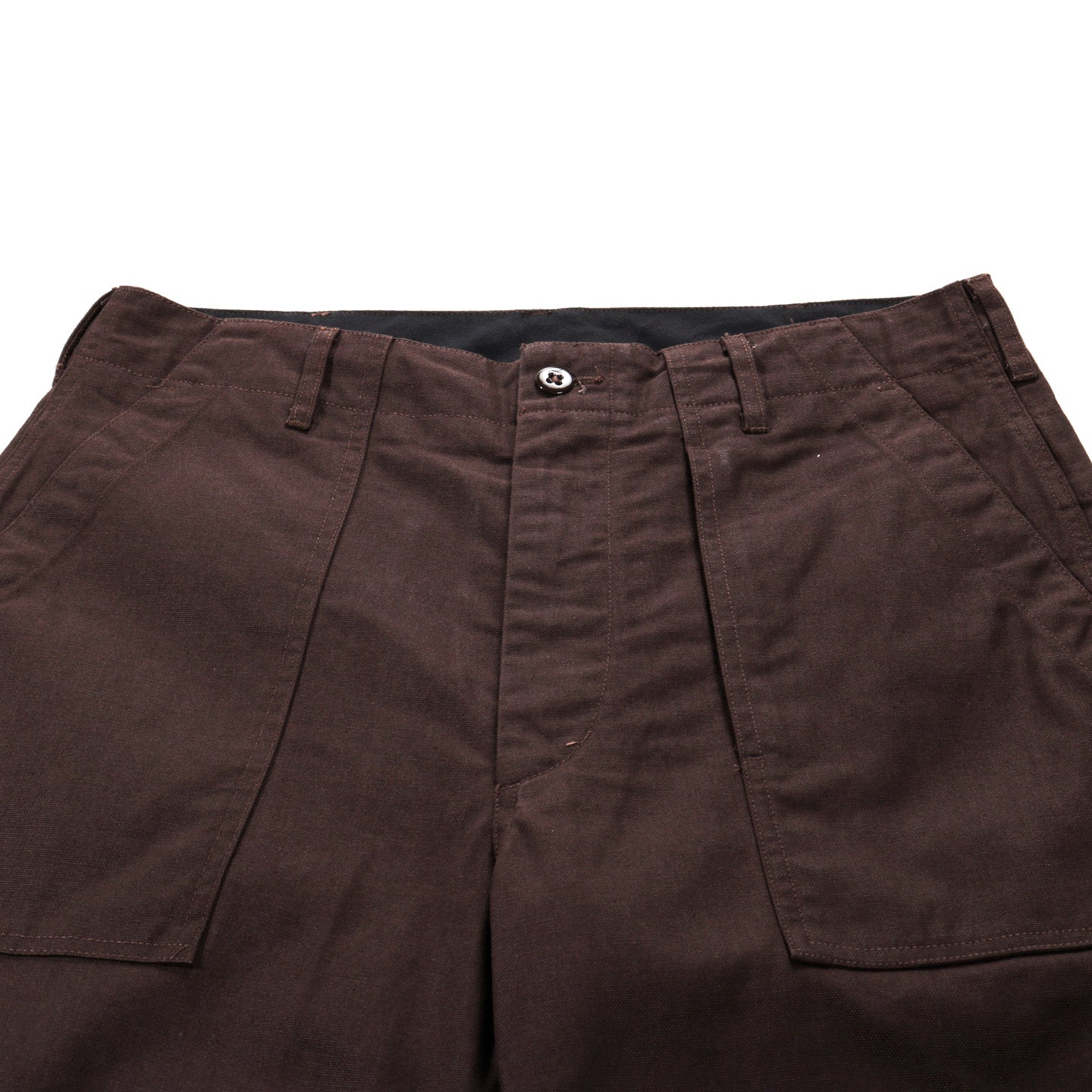 ENGINEERED GARMENTS FATIGUE PANT BROWN 10OZ. DUCK CANVAS