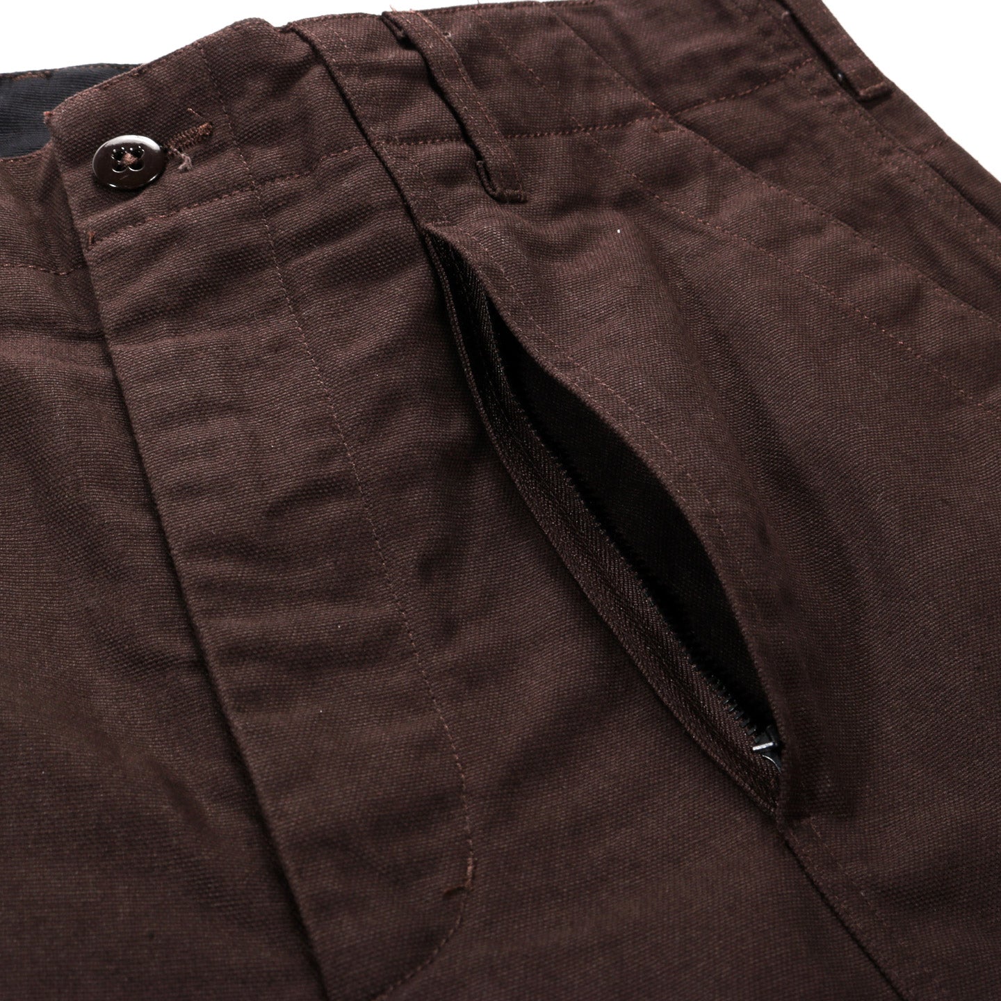 ENGINEERED GARMENTS FATIGUE PANT BROWN 10OZ. DUCK CANVAS