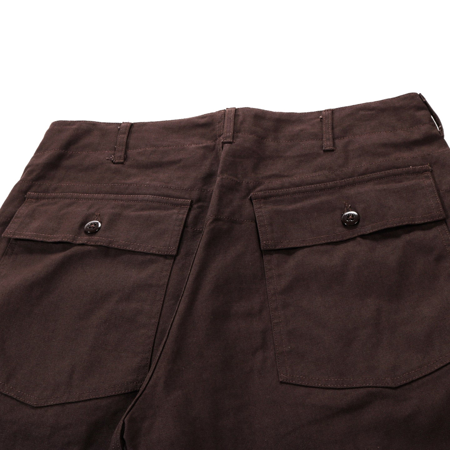 ENGINEERED GARMENTS FATIGUE PANT BROWN 10OZ. DUCK CANVAS