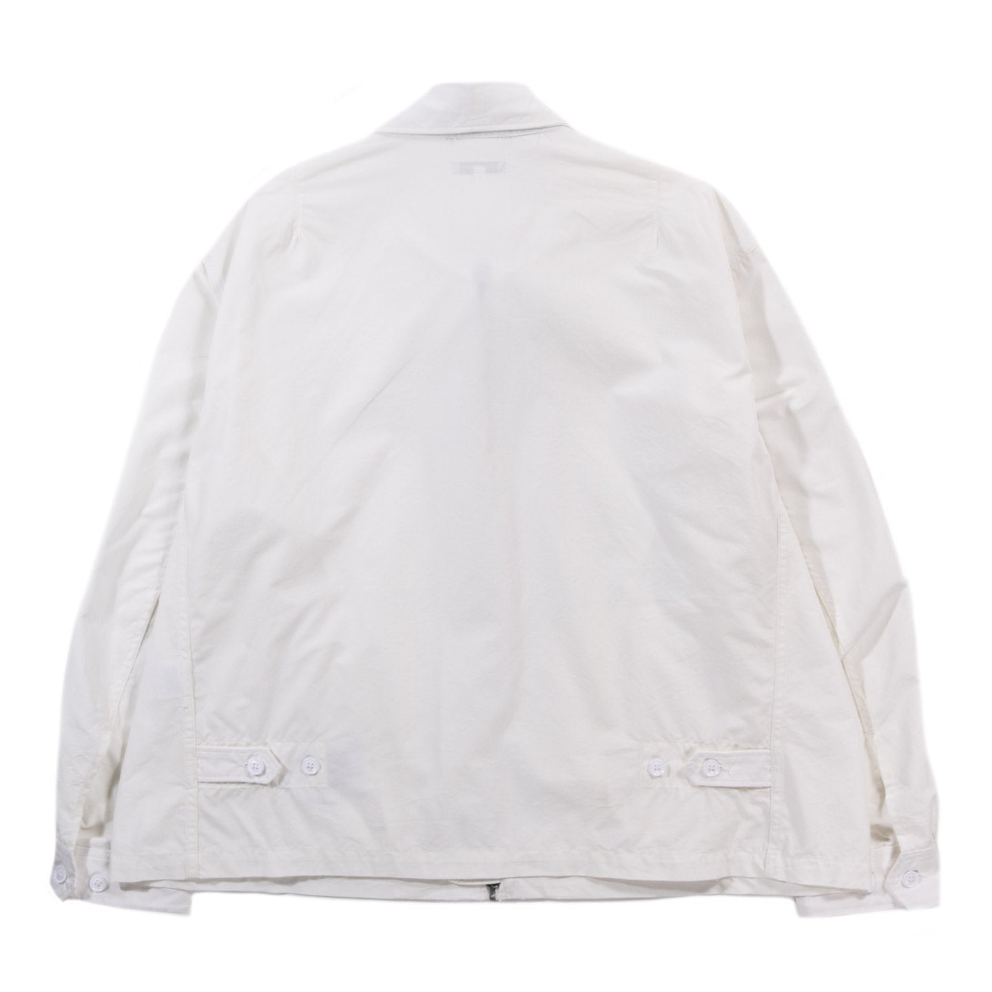 ENGINEERED GARMENTS CLAIGTON JACKET WHITE LT. WEIGHT NYCO POPLIN