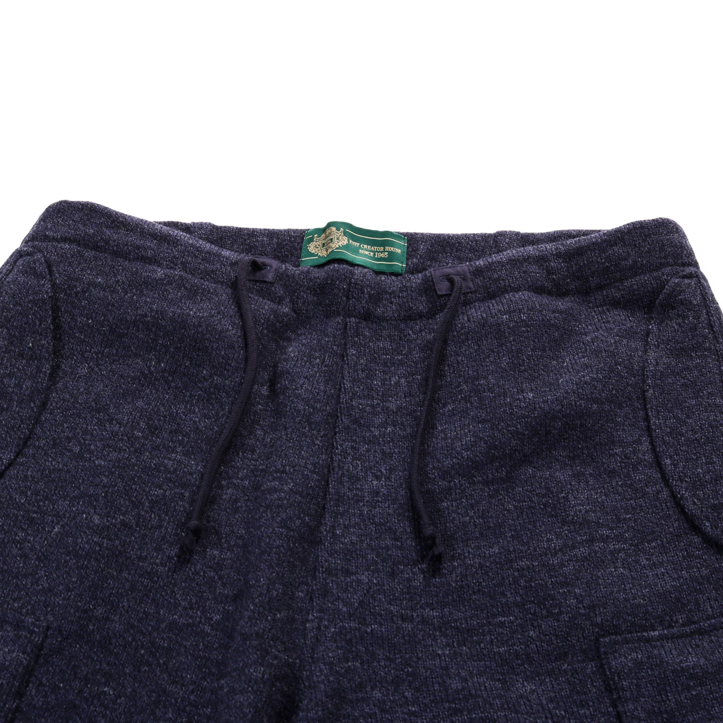 GIM CONTEXT KNITTED ARMY PANTS NAVY