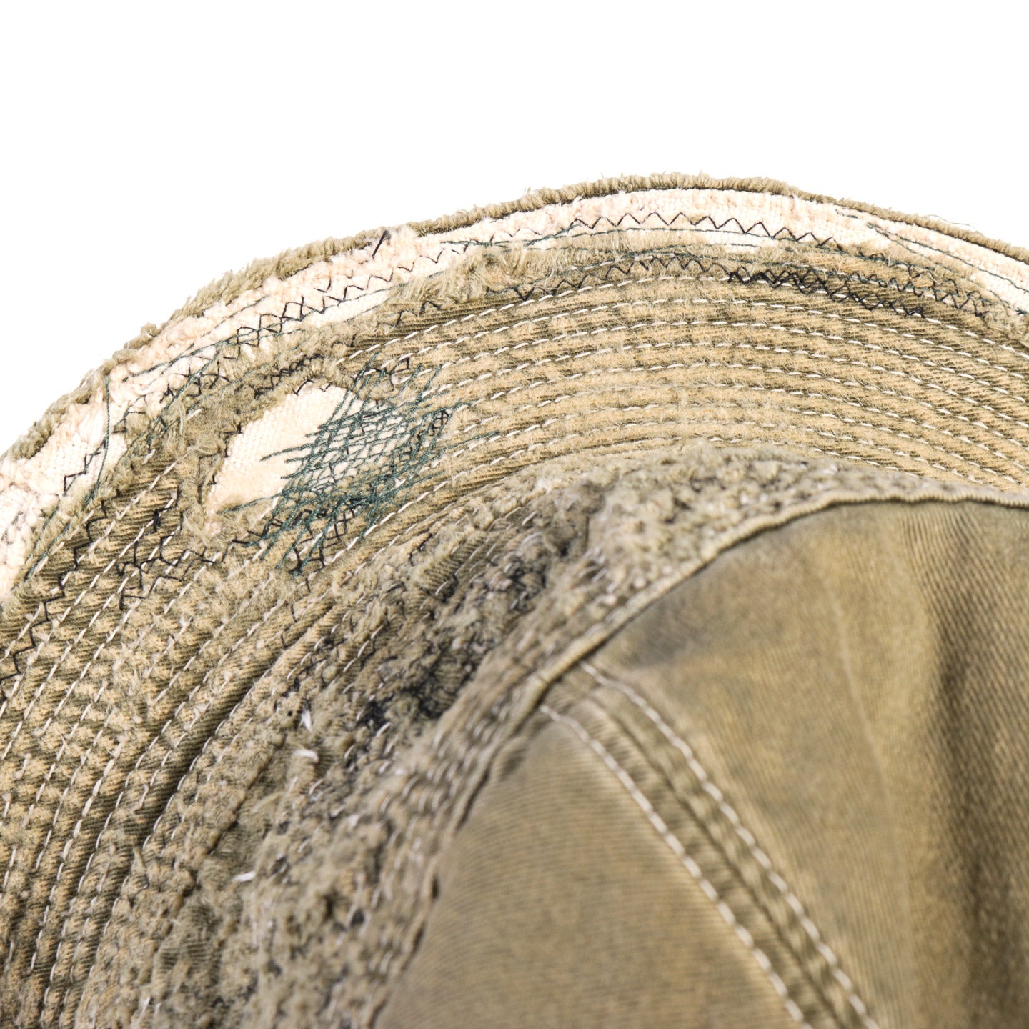 KAPITAL CHINO THE OLD MAN AND THE SEA HAT CRASH REMAKE KHAKI