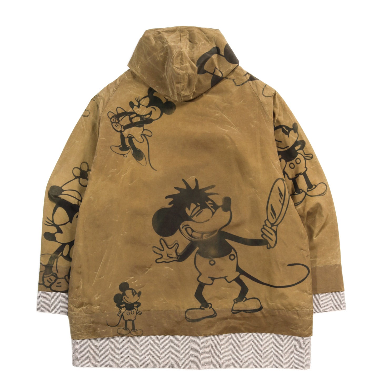 JOONE JOONAM WAX PARKA GREEN / BLACK / BEIGE