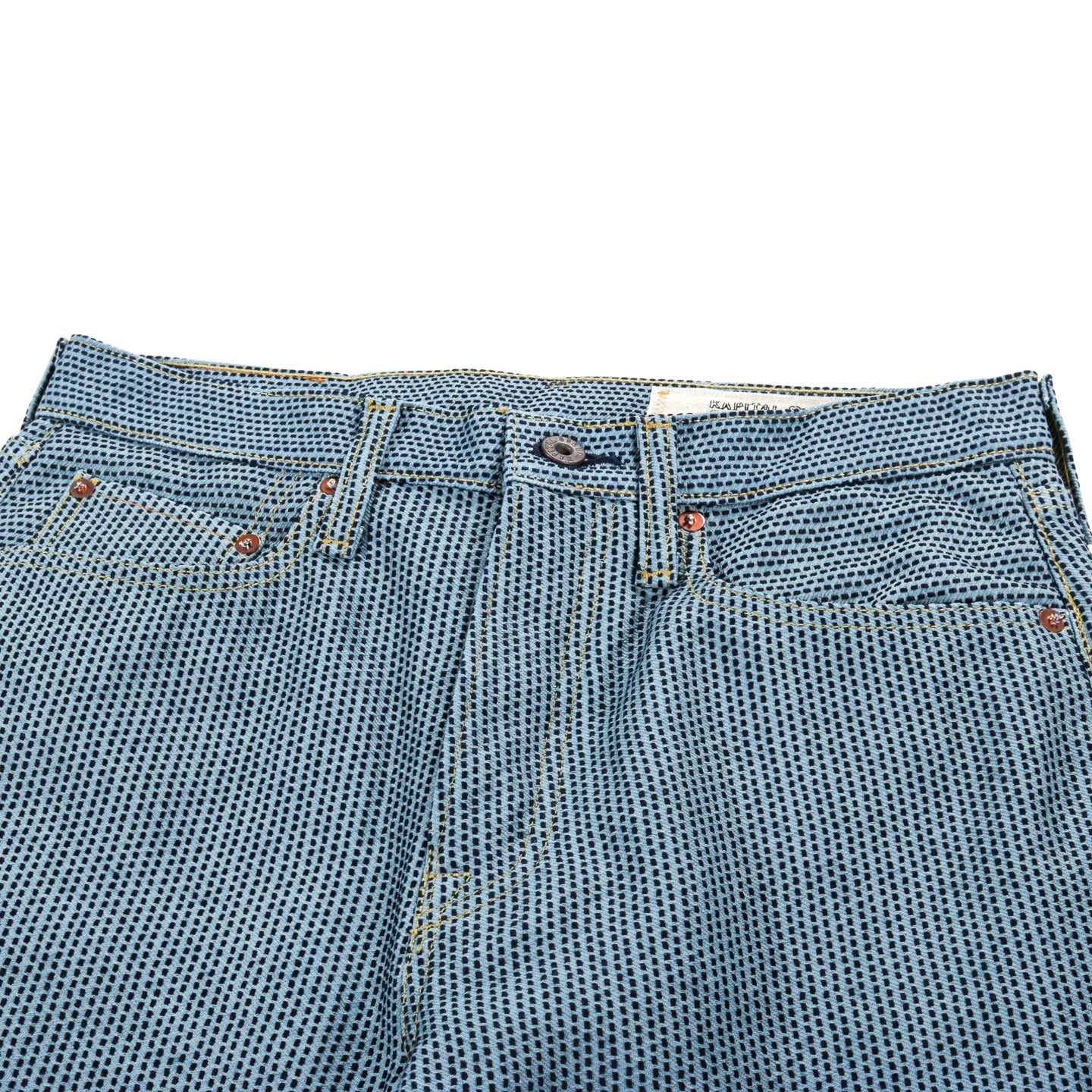 KAPITAL CENTURY DENIM NO.3-S+A 5P MONKEY CISCO