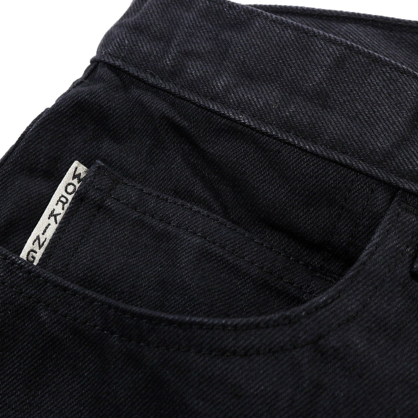 KAPITAL 14OZ DENIM CLUB BAGGY PANTS BLACK