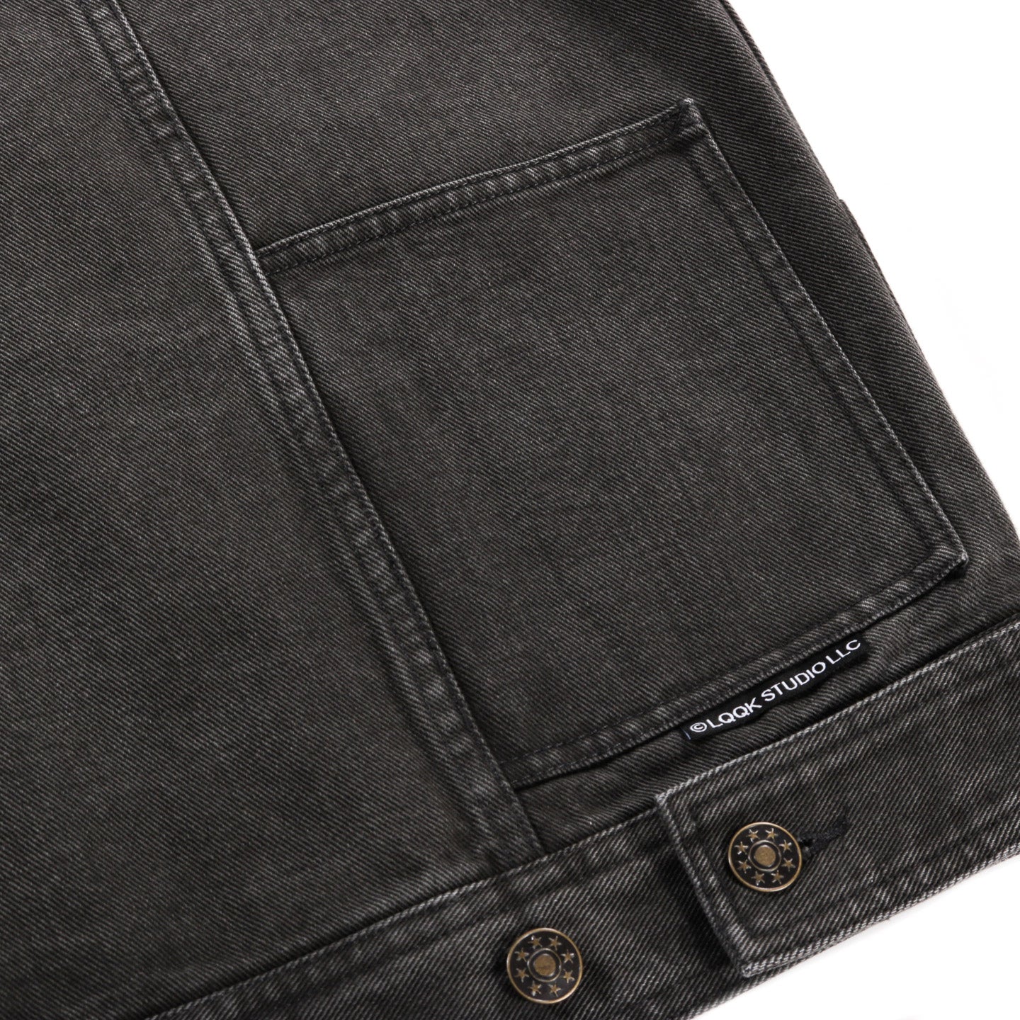 LQQK STUDIO MP JACKET WASHED BLACK
