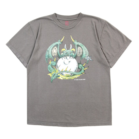 LQQK STUDIO CRUEL BARB DRAGON TEE GREY