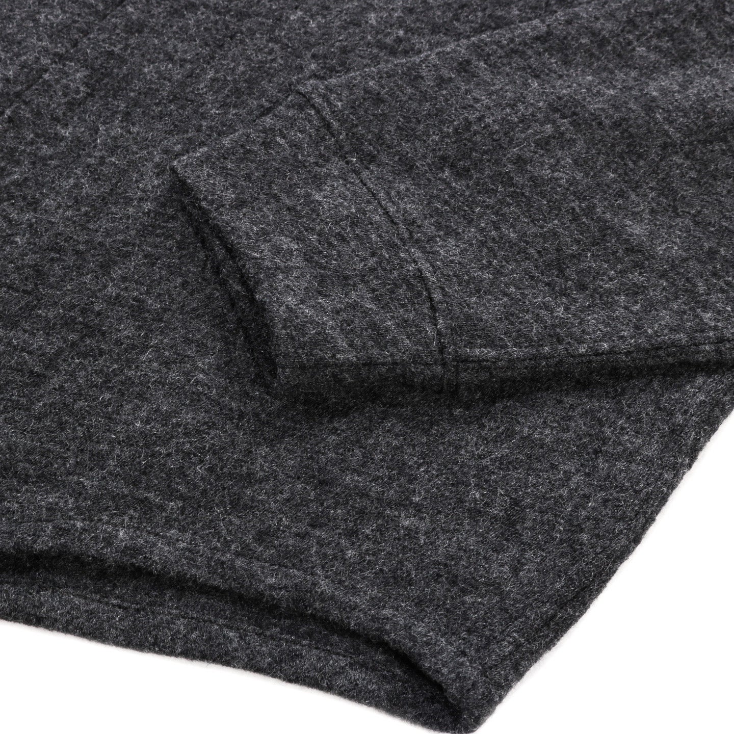 LADY WHITE CO. CRATER WOOL BUTTON UP CHARCOAL