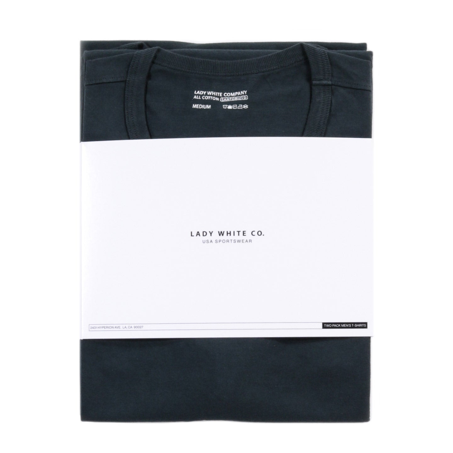 LADY WHITE CO. T-SHIRT 2-PACK ABYSS