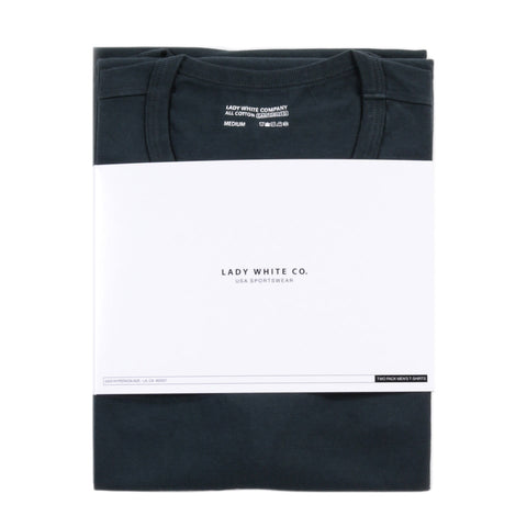 LADY WHITE CO. T-SHIRT 2-PACK ABYSS