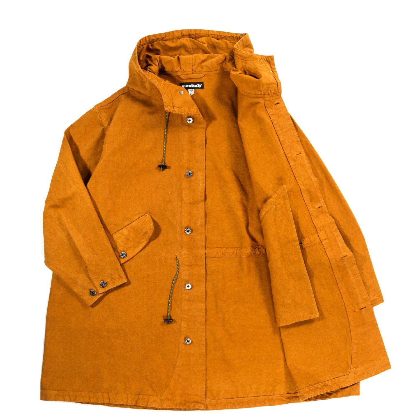 MONITALY CZECH COAT COTTON RIPSTOP MUSTARD