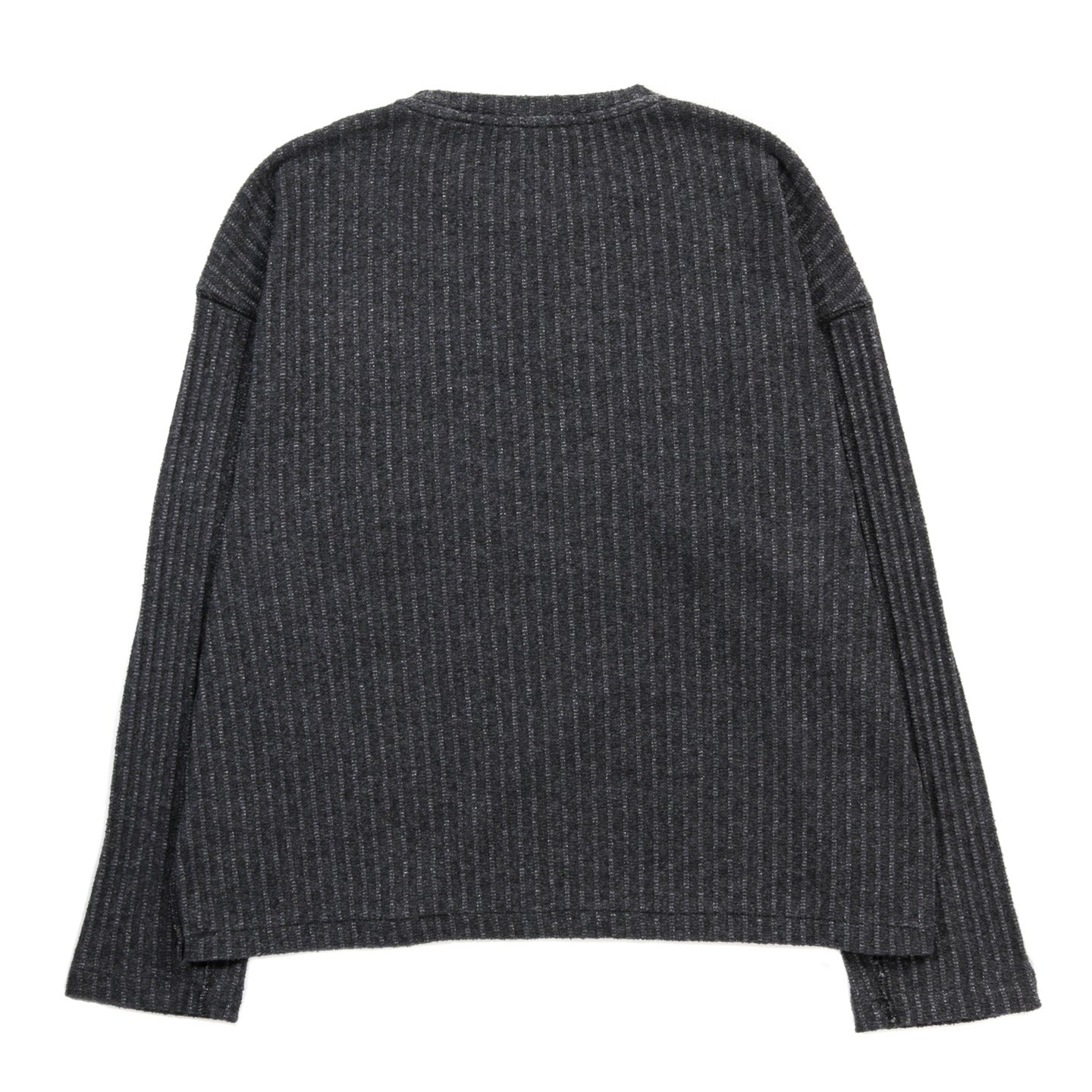 MFPEN ROUND NECK SWEATER GREY BOUCLE RIB