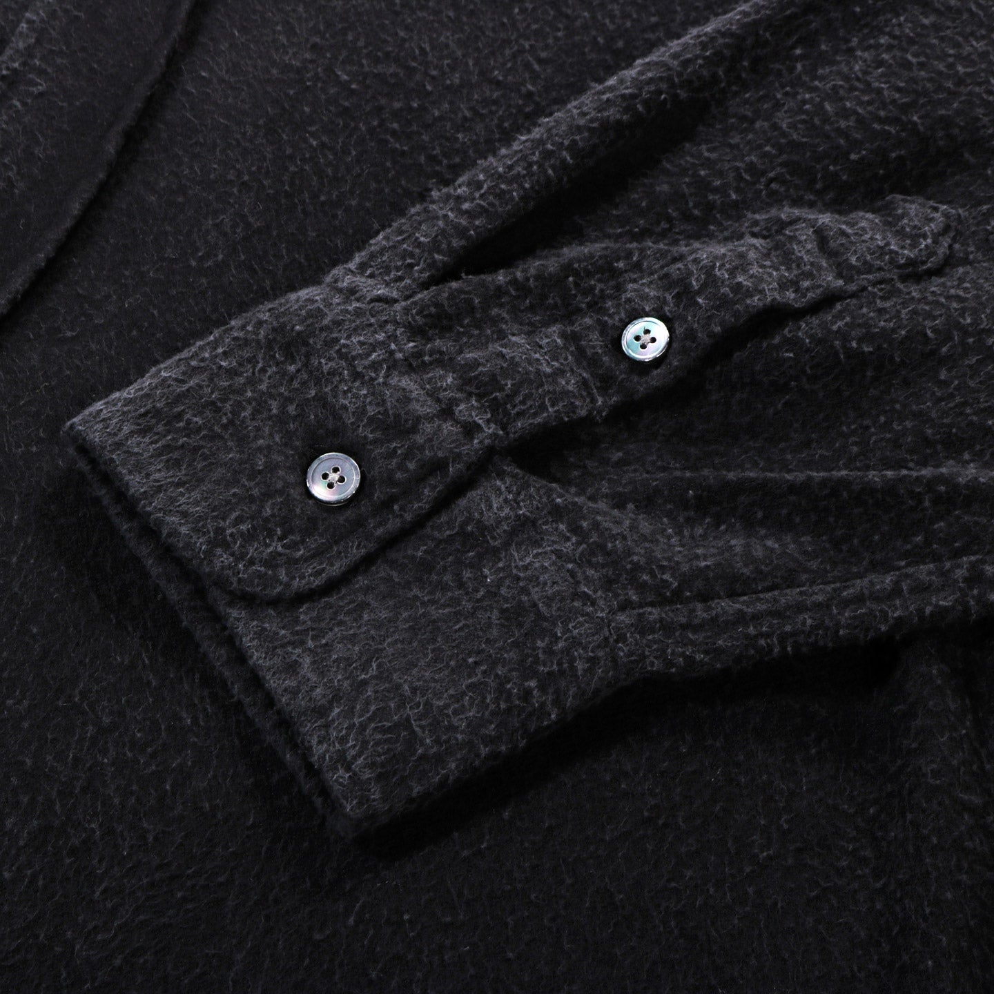 MFPEN GAMBLER SHIRT BLACK FUZZ TENCEL