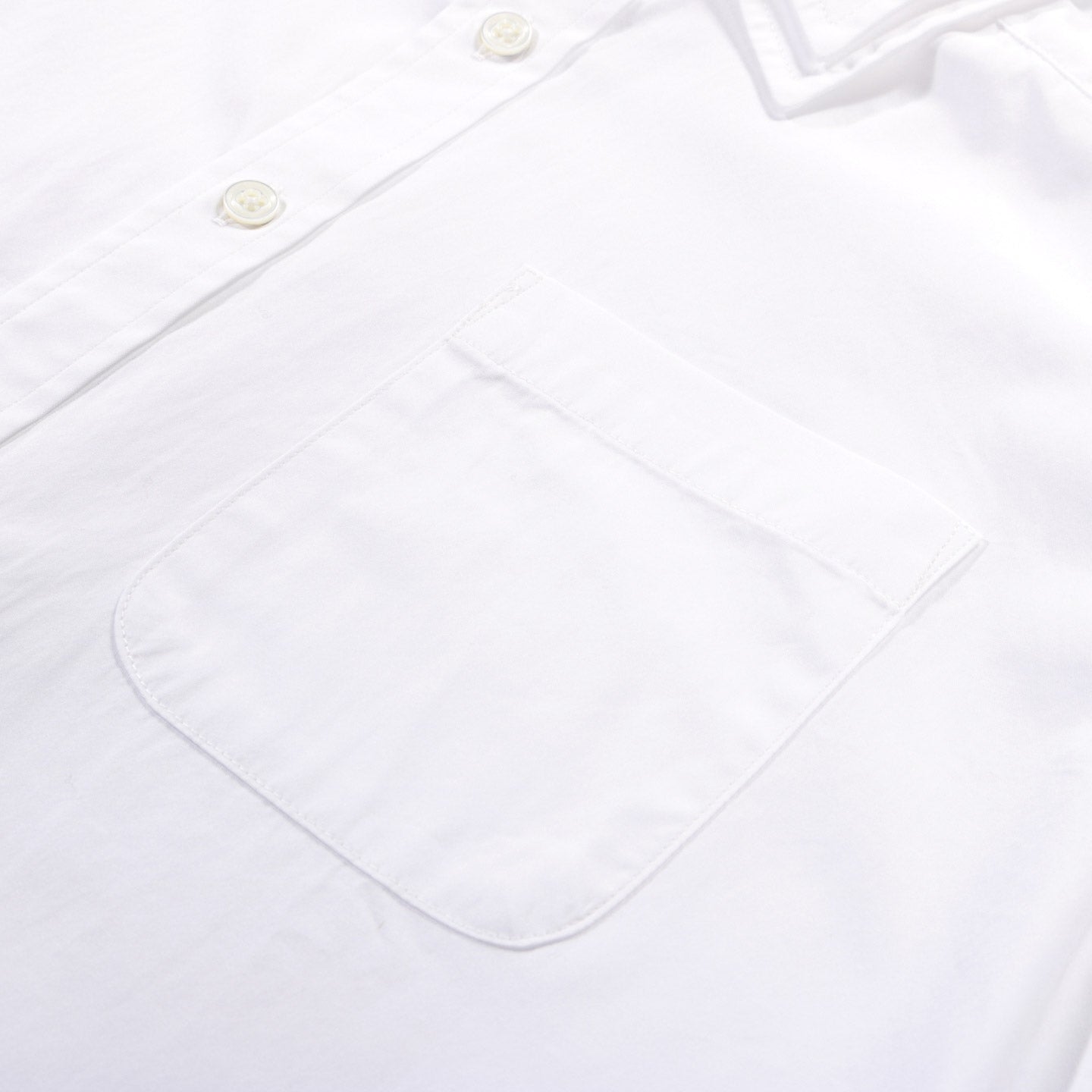 NEEDLES DOUBLE REGULAR COLLAR EDW SHIRT COTTON BROADCLOTH OFF WHITE