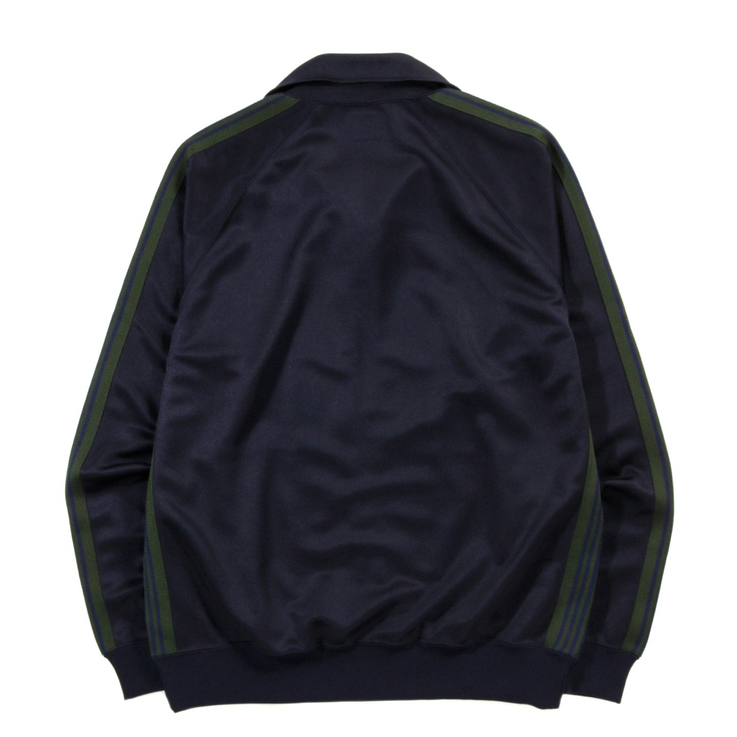 NEEDLES TRACK JACKET POLY SMOOTH NAVY