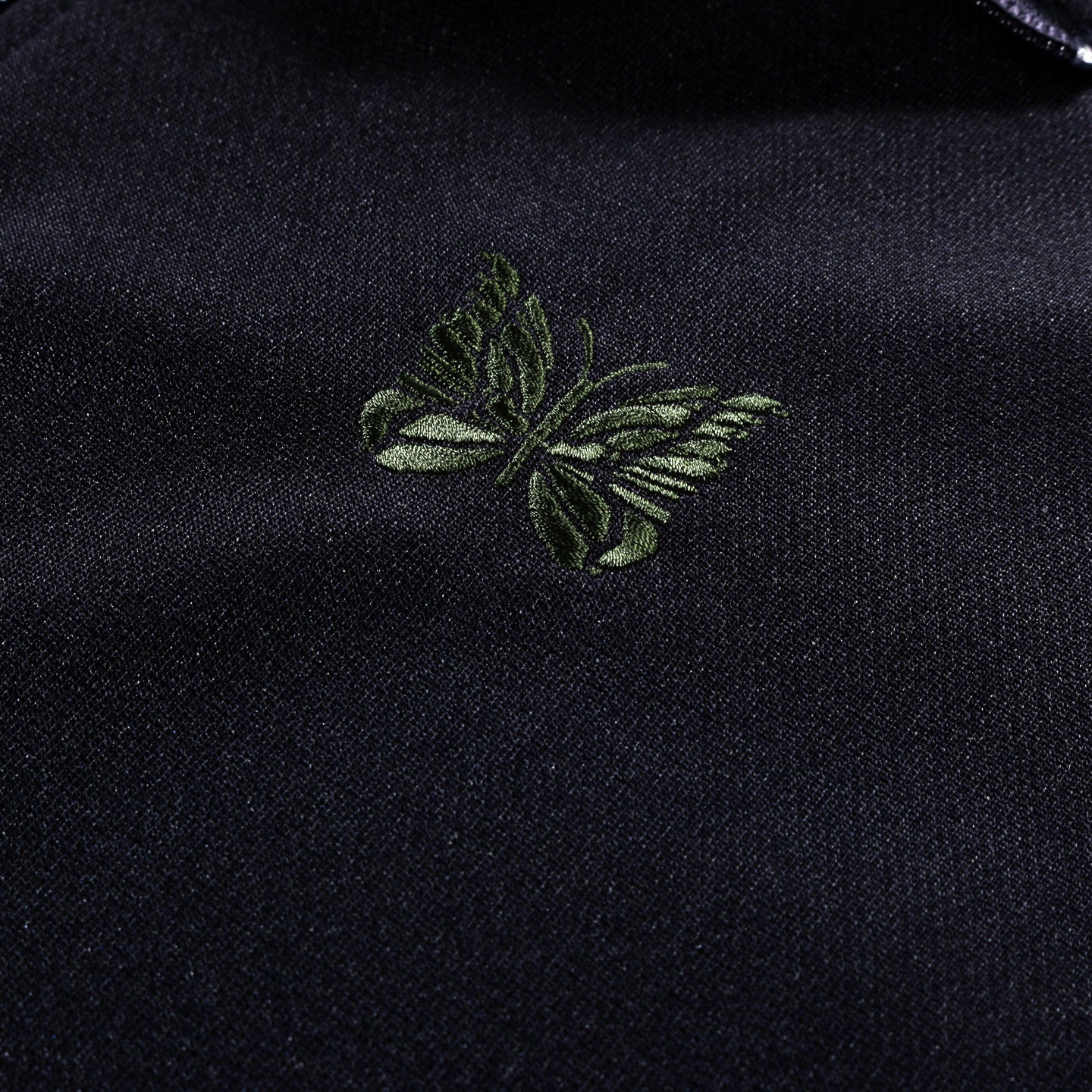 NEEDLES TRACK JACKET POLY SMOOTH NAVY
