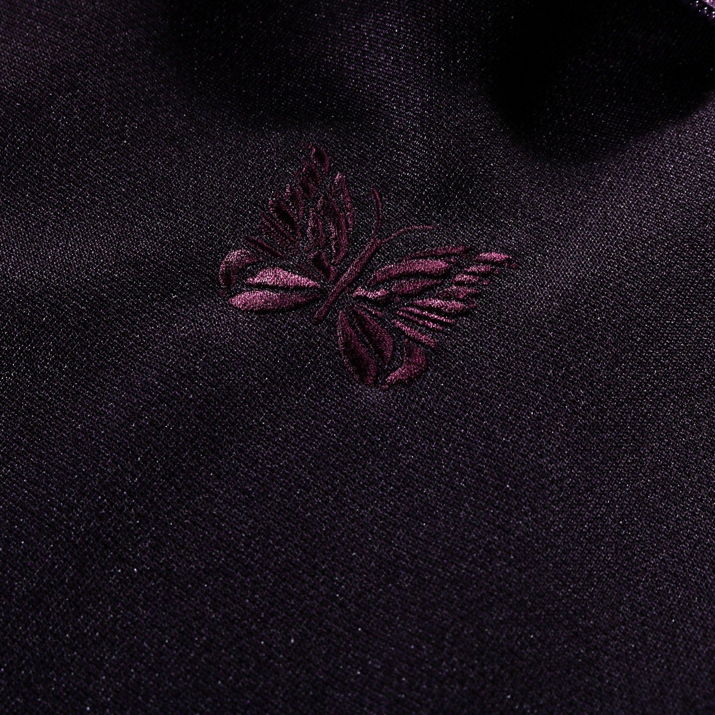 NEEDLES TRACK JACKET POLY SMOOTH PURPLE