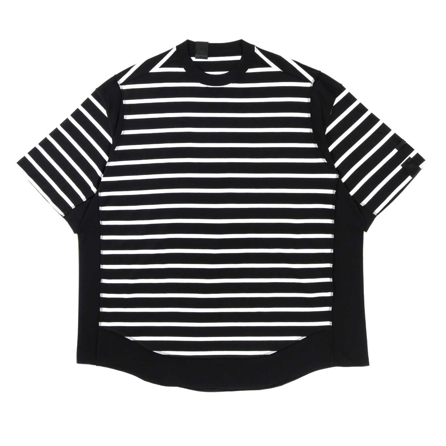 N.HOOLYWOOD 2251-CS53 BORDER STRIPE OVERSIZED T-SHIRT BLACK