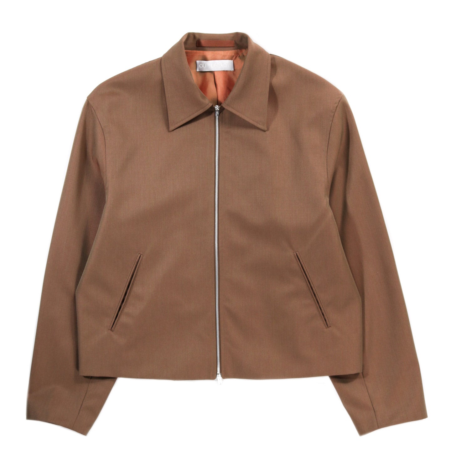 OUR LEGACY MINI JACKET BRONZE CANGIANTE FINE WOOL
