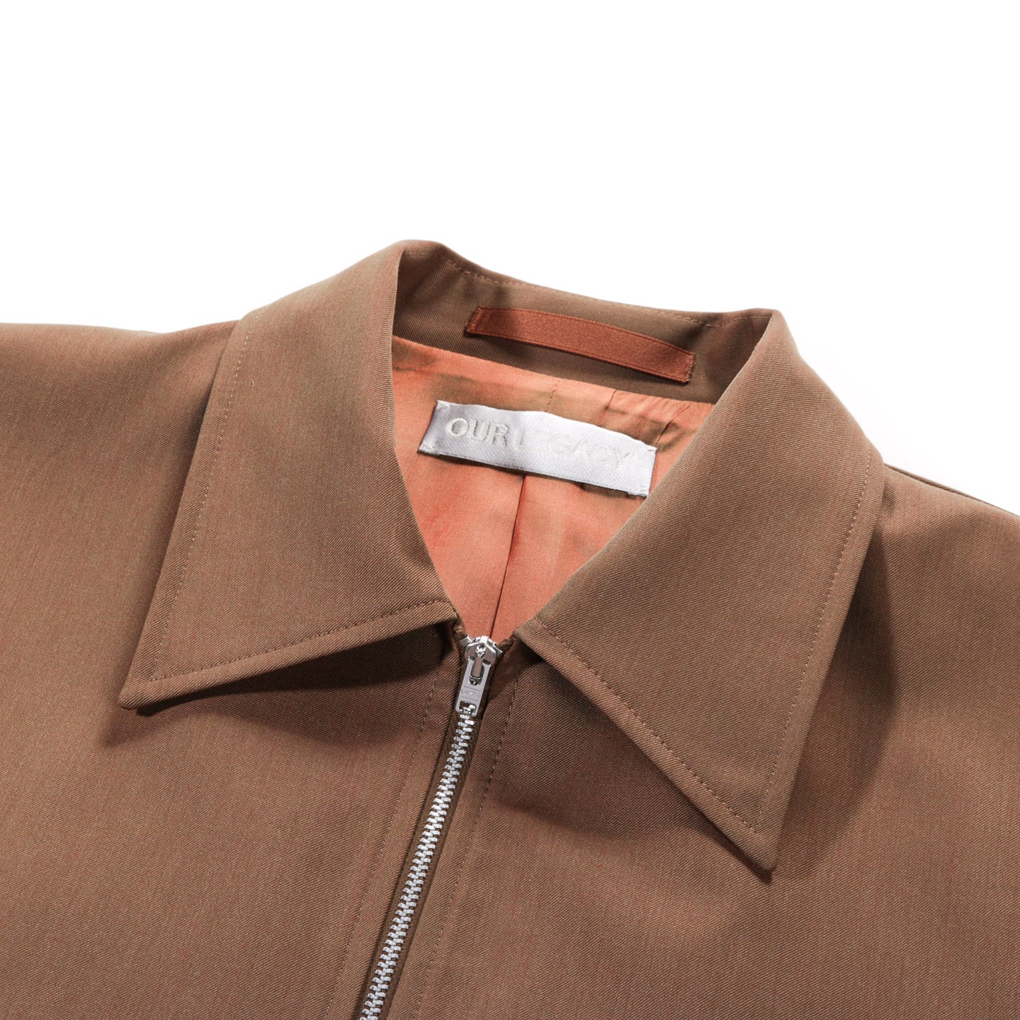 OUR LEGACY MINI JACKET BRONZE CANGIANTE FINE WOOL