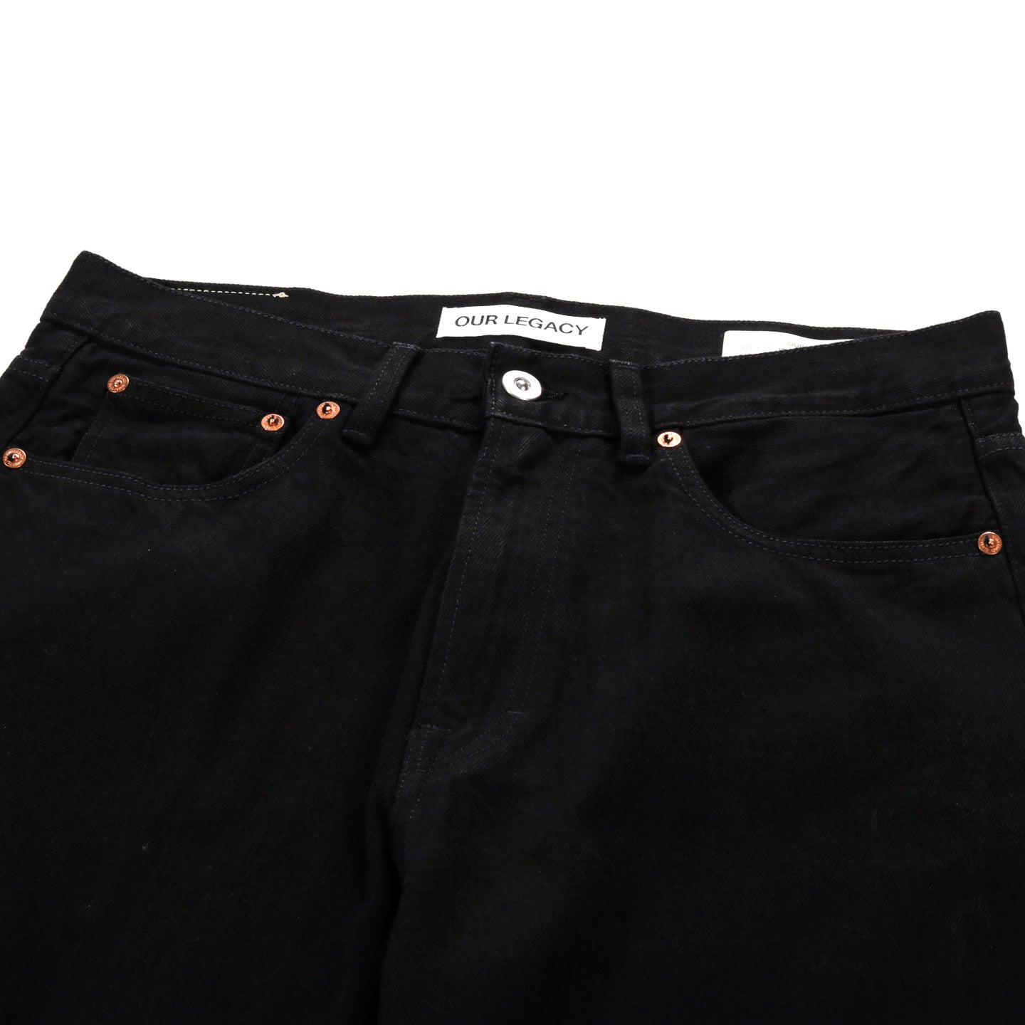OUR LEGACY THIRD CUT BLACK SELVEDGE