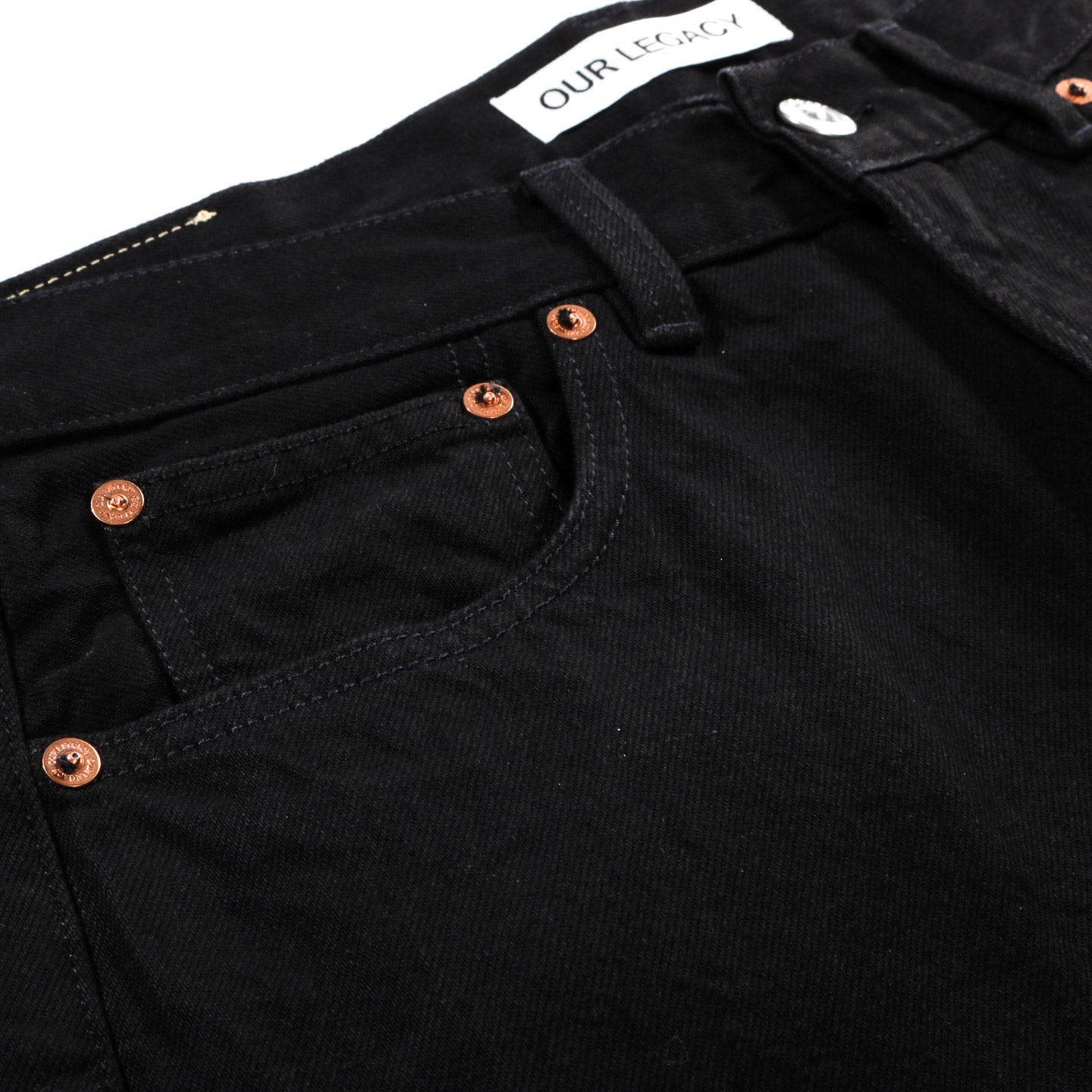 OUR LEGACY THIRD CUT BLACK SELVEDGE