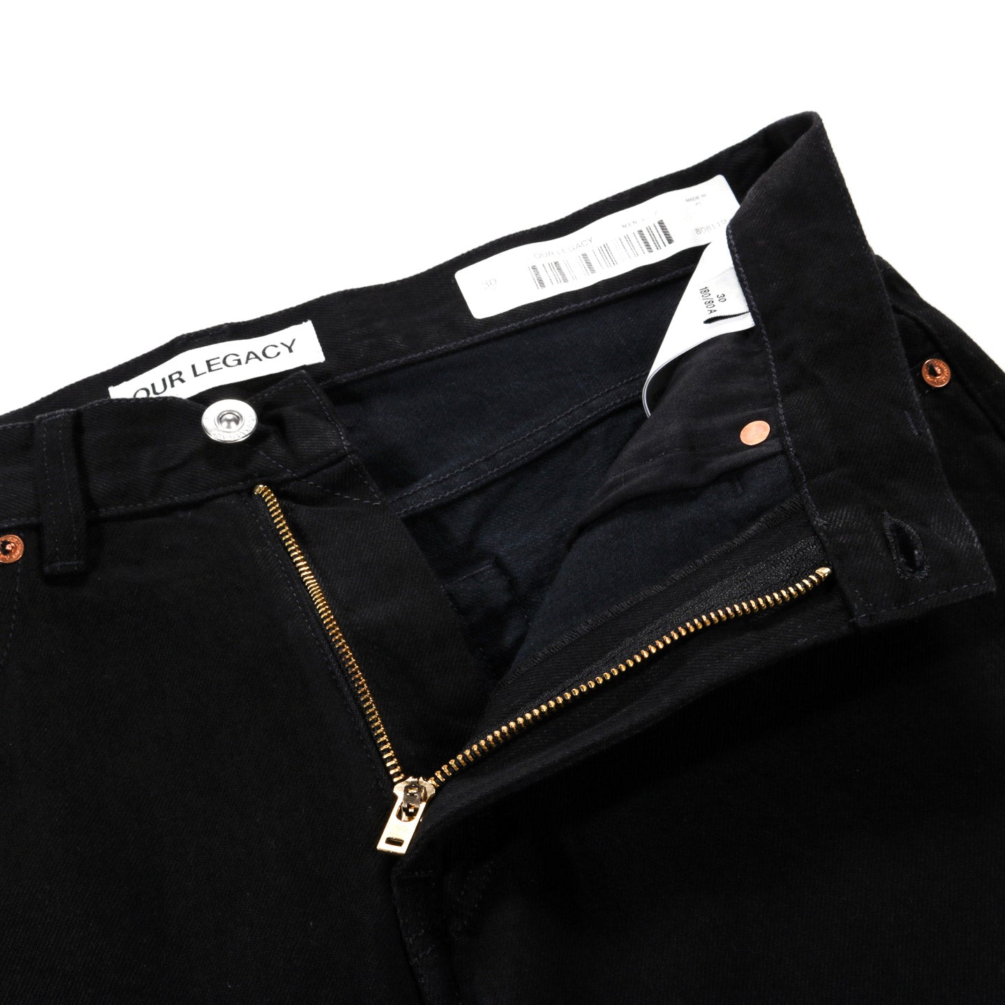 OUR LEGACY THIRD CUT BLACK SELVEDGE