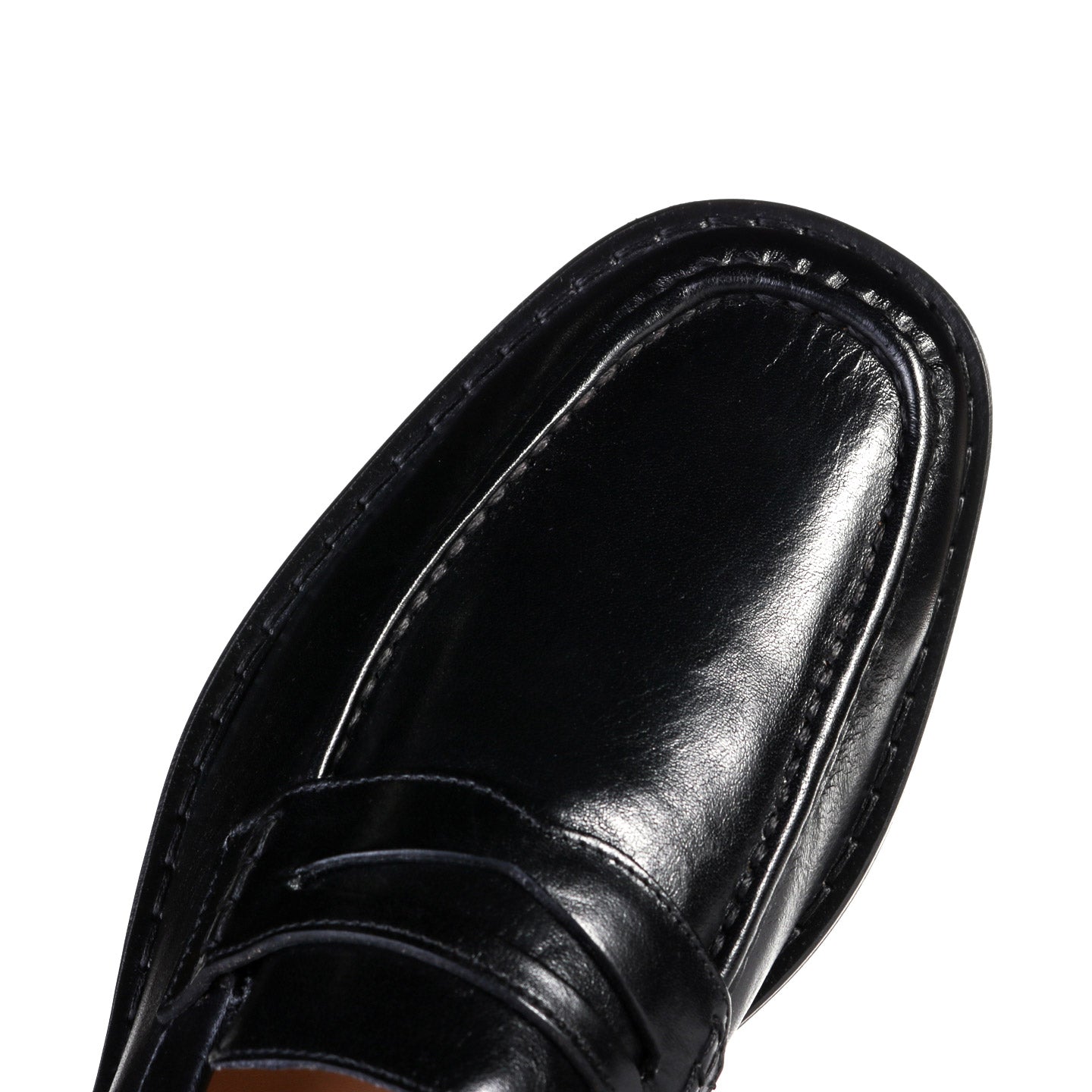 OUR LEGACY LIGHT LOAFER TRUE DYED BLACK LEATHER